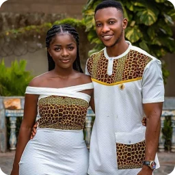 African Couple Fashion icon